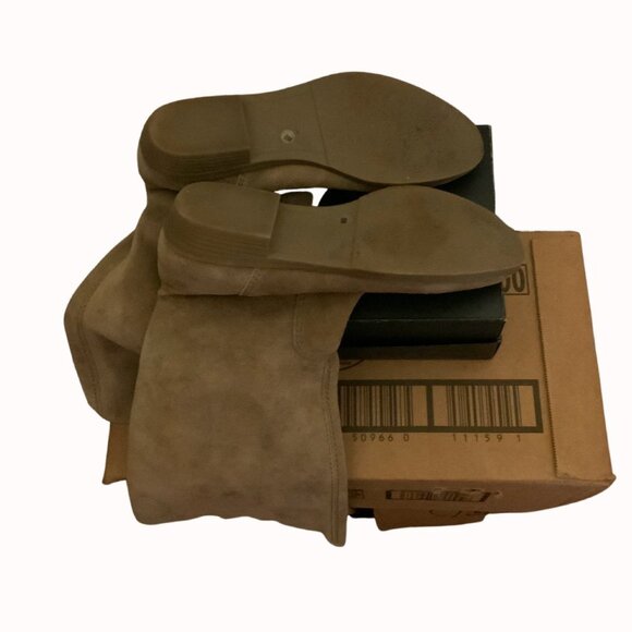 Nine West Vintage America Tan Suede Mid Calf Boots – Size 6 - Picture 7 of 7